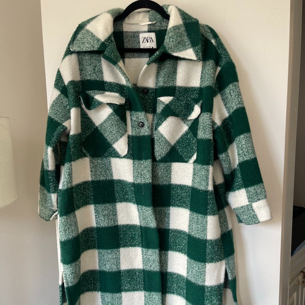 Zara Checkered Coat